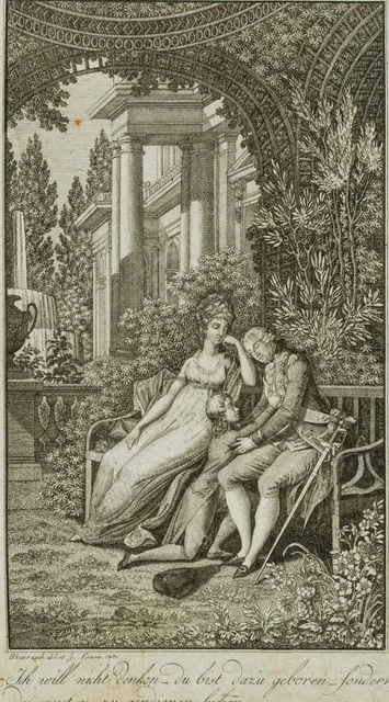 C. WINE SMOKE (*1765), Entertainment with the Son, 1801, Wheel. Classicism Landsc