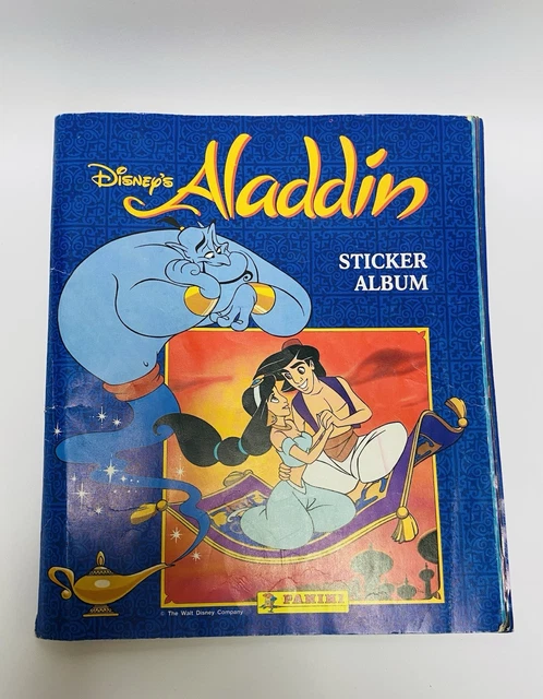 VINTAGE/COLLECTIBLE, 1993, PANINI, Disney's Aladdin, Sticker Album ...