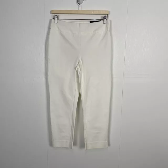 NWOT CHICO'S SIZE 2 L So Slimming Brigitte Salmon Pink Textured Slim Ankle  Pants £22.01 - PicClick UK