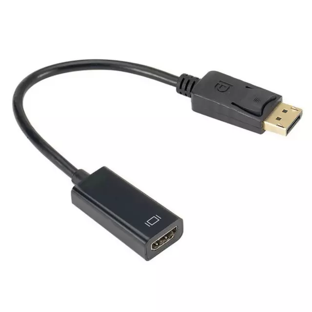 Adaptador convertidor de cable hembra Displayport pantalla DP macho a HDMI compatible
