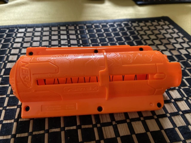Nerf Vortex 10 Disc Round Magazine Clip Max Mag Replacement Orange H5