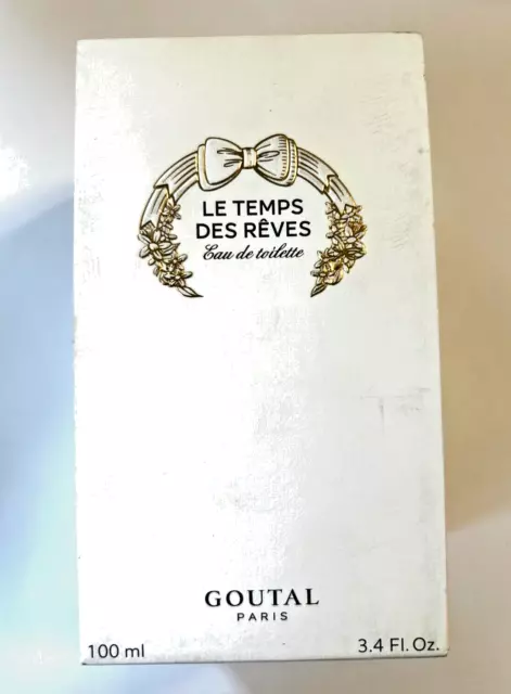 Goutal Paris LE TEMPS DES REVES EDT  100ml 3.4 fl oz New in imperfect box