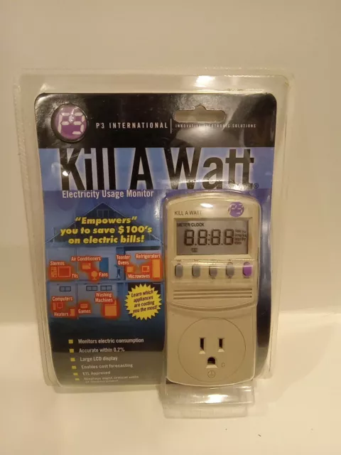 P3 International Kill-A-Watt Electricity Usage Monitor #P4400 BRAND NEW SEALED