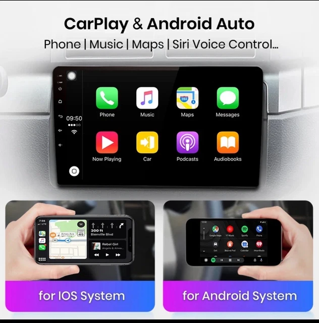 Autoradio Android 12 Avec Carplay Sans Fil Pour Renault Clio 4 (2012-2016) - Écran Tactile 10" - GPS, Bluetooth