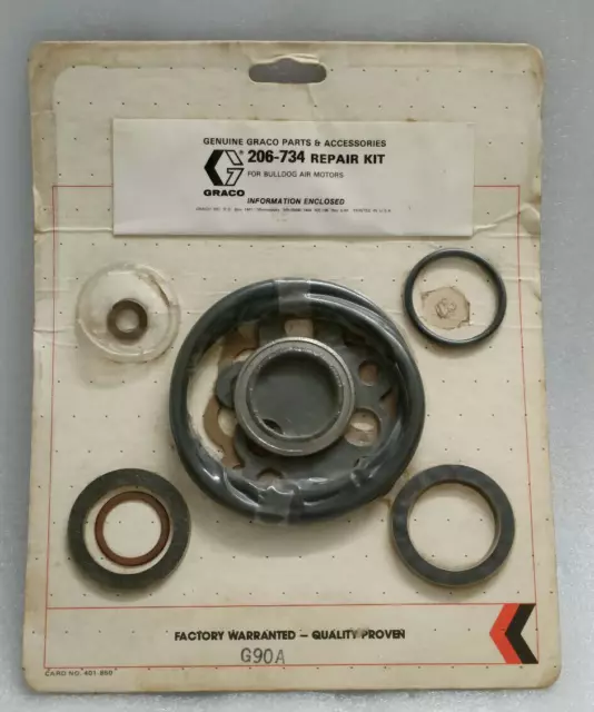 Graco 206-734, Repair kit for Bulldog air motor - part missing