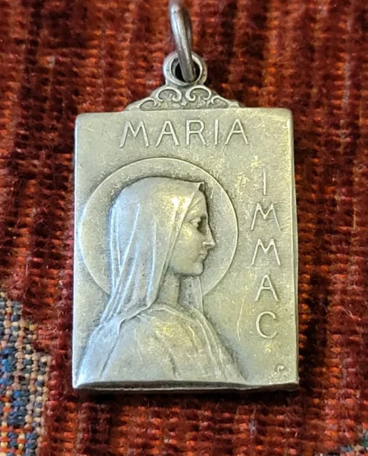 IMMACULATE MARY (MARIA) and St. Bernadette Vintage & New Medal Catholic ...