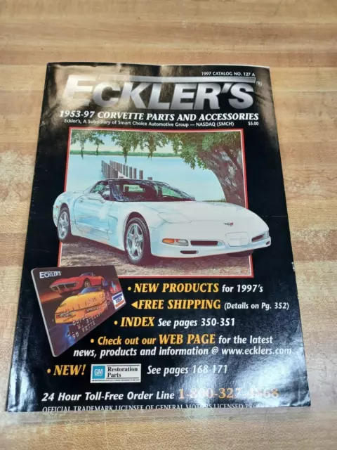 Vtg 1997 Annual Eckler's Corvette Parts-Accessories Catalog