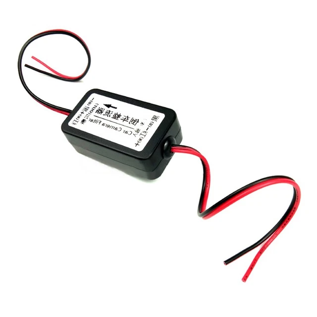 Redresseur Caméra De Recul 12V - Relais Anti-Interférence Pour Vue Arrière Améliorée