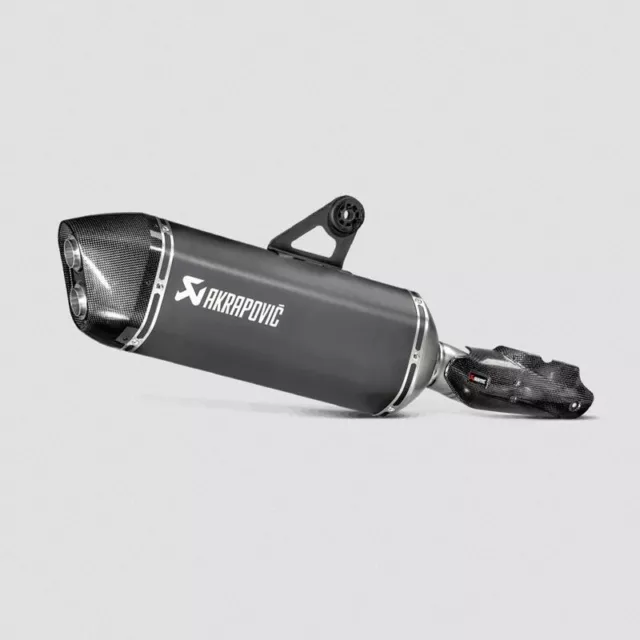 Silencieux Akrapovic Slip-On Titan Noir pour BMW R1200GS LC + Adventure