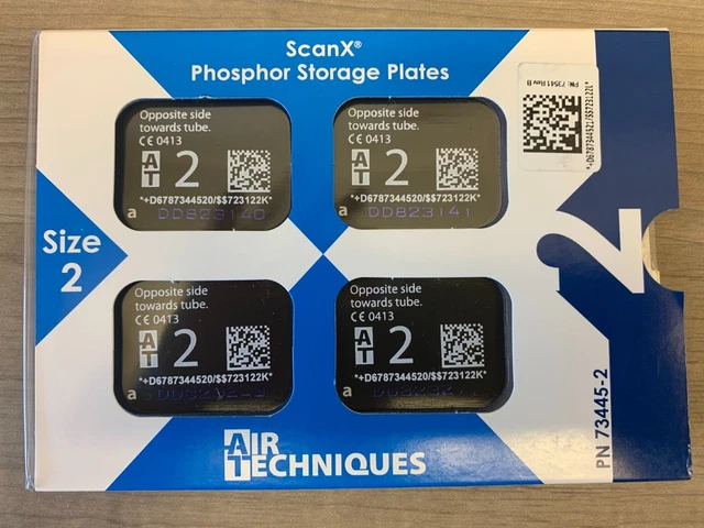 ScanX Intraoral Phosphor Plate Size 2 4 ea. Air Techniques
