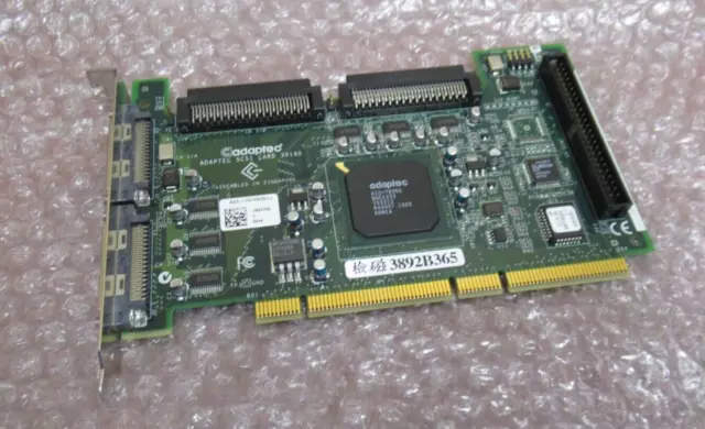 Adaptec 39160 360MG 0360MG SCSI U160 Dual Channel PCI Controller Card
