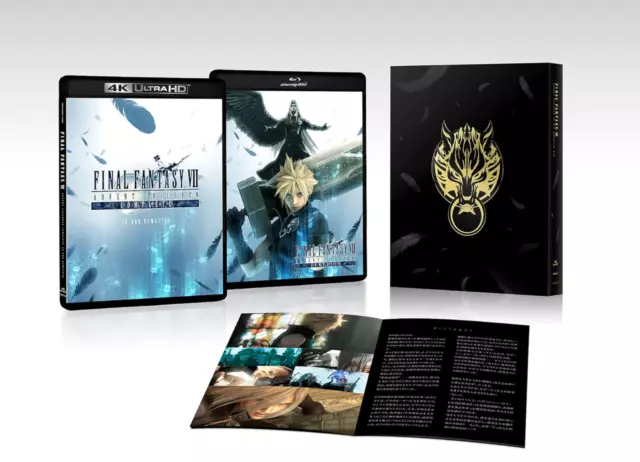 FINAL FANTASY VII ADVENT CHILDREN COMPLETE 4K HDR REMASTER BOX Blu-ray FF7 ACC