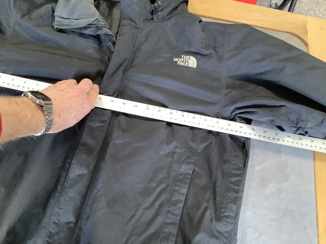 The north face mens hyvent waterproof jacket rain coat insulated with hood L 6