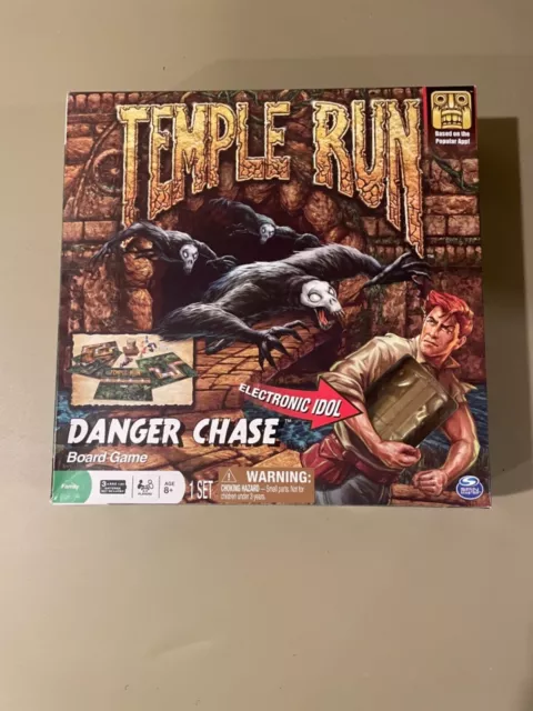 Temple Run Board Game Danger Chase Spinmaster Real time, Electronic idol  timer