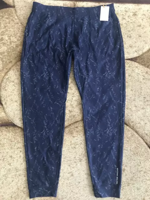 Peter Millar Crown Sport Atlas Active Jogger Pants Mens Size XL Navy Blue NWT