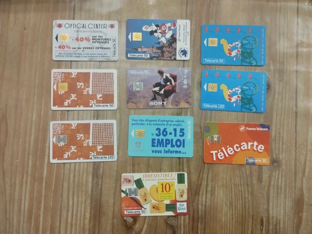 Lot 41 - Lot De 10 Télécartes France 50 Ou 120 U Dont Séries Côte