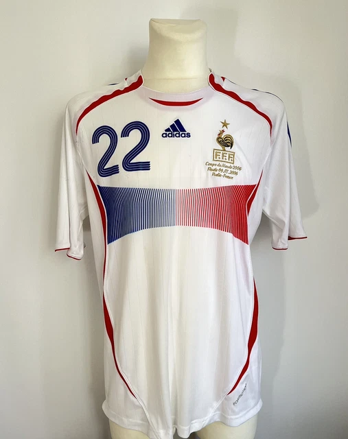Maillot De Foot Domicile Equipe De France 2006-2007 – Ribery N°22 – Taille XL