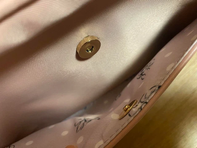 Jill Stuart x Disney Shoulder Bag Minnie Mouse Ribbon Pink Near Mint 7