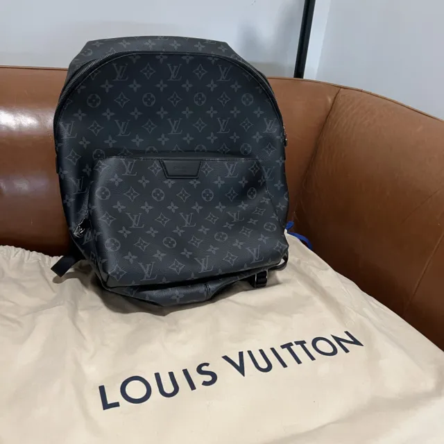 LOUIS VUITTON Monogram Shadow Discovery Backpack Black M46553 Purse 90205071