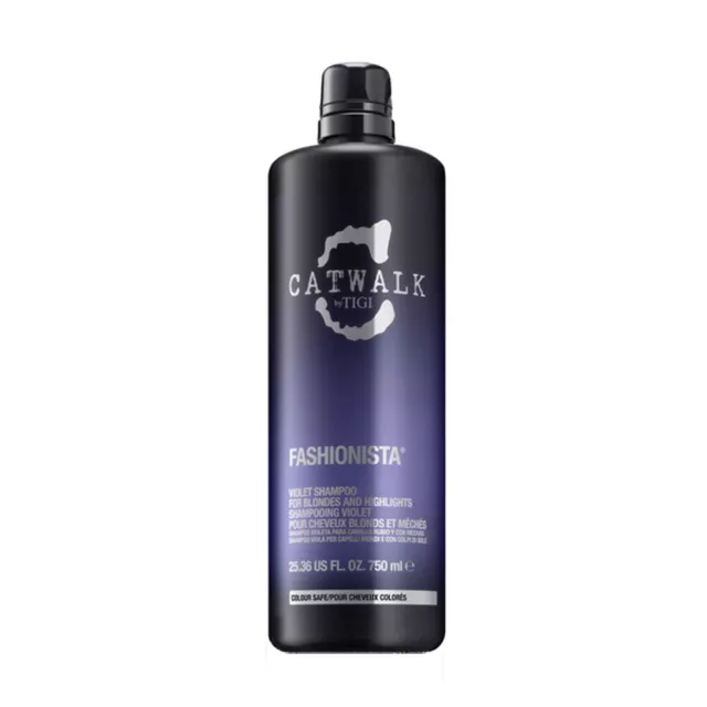 Shampoo Anti-jaune Cheveux Blonds TIGI Catwalk Fashionista violet shampoo 750ml