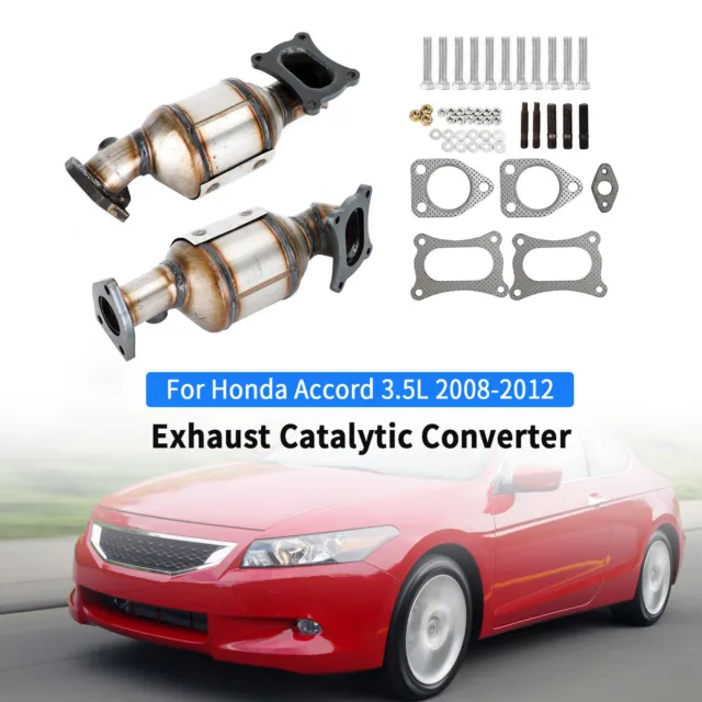 Front Left & Right Catalytic Converters Kit For Honda Odyssey 3.5L 2011-2015 E3