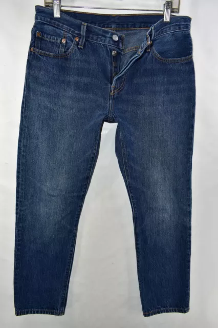 Levi's 501 CT Customized Tapered Jeans Womens Size 29x32 Blue Meas. 32x27 2