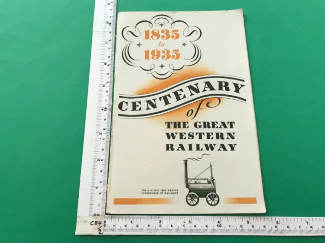 Great Western Railway 1835 bis 1935 Centenary GWR