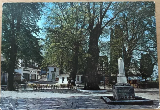 Greece,Thessaly Pelion,picturesque Square of zagora Vintage Postcard 1970-1980