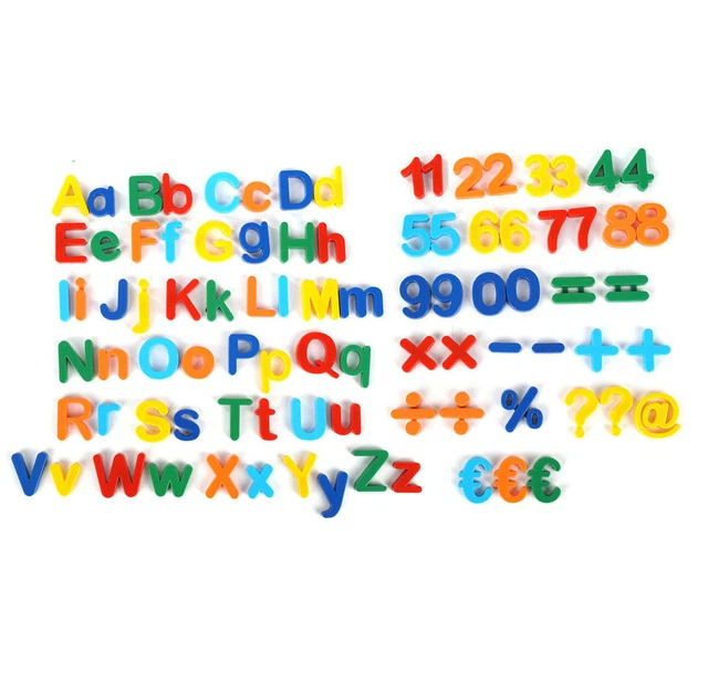 MAGNETIC LETTERS NUMBERS Symbols ABC Alphabet Kids Magnetic Board ...
