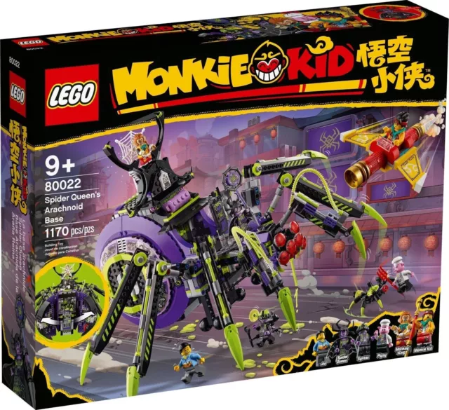 LEGO MONKIE KID: Spider Queen's Arachnoid Base