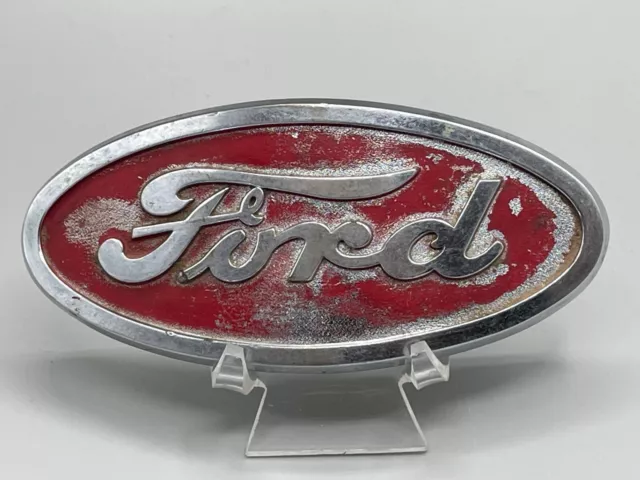 Vintage Ford 8N Tractor Front Hood Emblem 8N-16600
