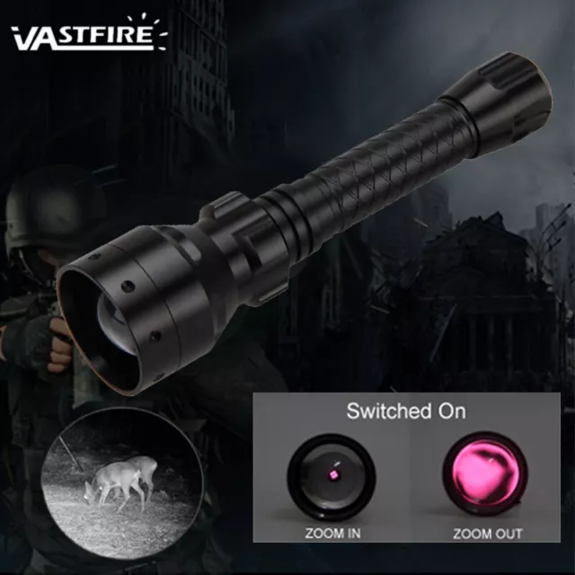 850nm Torch Night Vision T50 IR Infrared Light Hunting LED Zoomable Flashlight 2