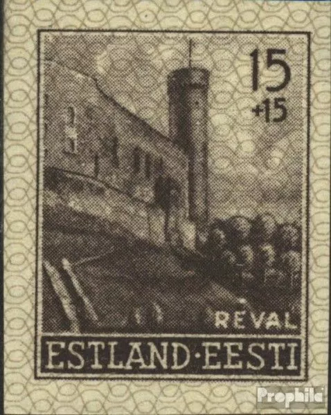 Estland (Dt.Bes.2.WK.) 4U postfrisch 1941 Gebaeude