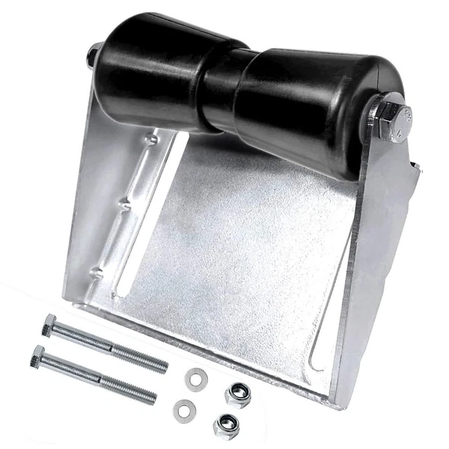 GALVANIZED STEEL BOAT Trailer Keel Roller with Bracket £93.66 PicClick UK