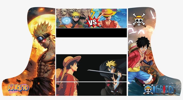 Stickers Déco One Piece Pour Borne D'arcade - Modèle 2 - NEUFS (Fabriqué En France)