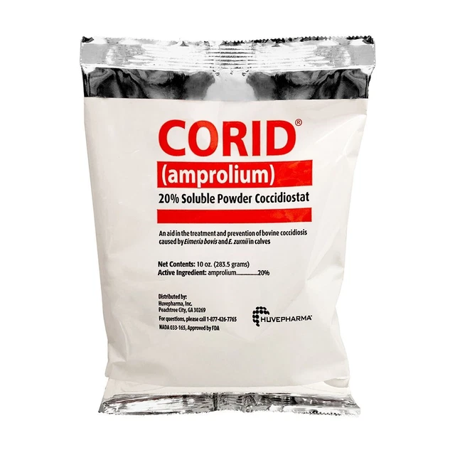 Huvepharma CORID 20 Percent Soluble Powder 10 oz