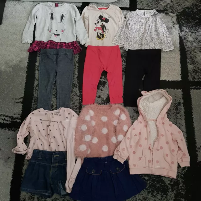 Baby Girl's Bundle Clothing Age 12-18 Months.Next, Junior J, M&S, F&F