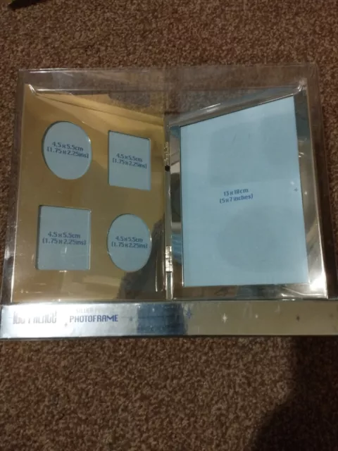 Silver plated photo frame