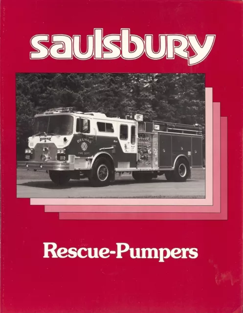 Fire Equipment Brochure - Saulsbury - Rescue-Pumper - Delmar (DB151)