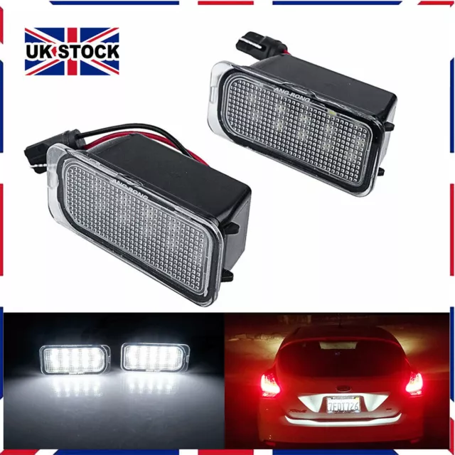 Fit Ford Focus MK2 3 Fiesta C-MAX Mondeo SMD LED License Number Plate Light Lamp