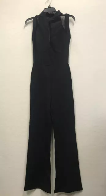 SENTIMENTAL NEW YORK Women's Black Slim Jumpsuit Small