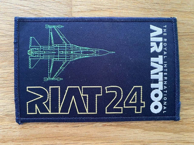 RIAT 2024 PATCH Royal International Air Tattoo F-16 Falcon F-4 Phantom ...