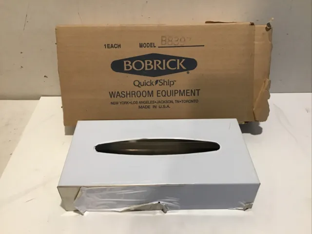BOBRICK B-8397 Stainless Steel Facial Tissue Dispenser Washroom Equipment