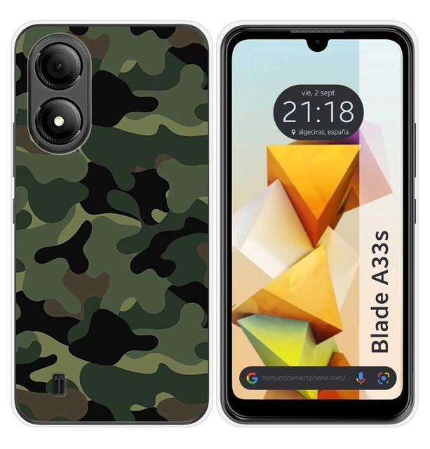 KJYFOANI Pour ZTE Blade A33s Coque Protection, Noir Souple