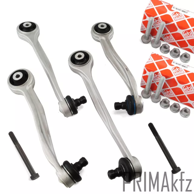 Bras de Commande Suspension Roue Guidon Kit Avant Arrière Essieu pour Audi A4 A5