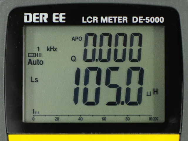 DER EE High Accuracy Handheld LCR Meter DE-5000 from Japan New 3