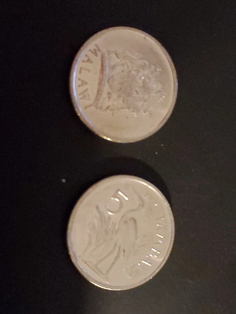 Malawi 5 Tambala 1995 Unc Purple Heron And Value