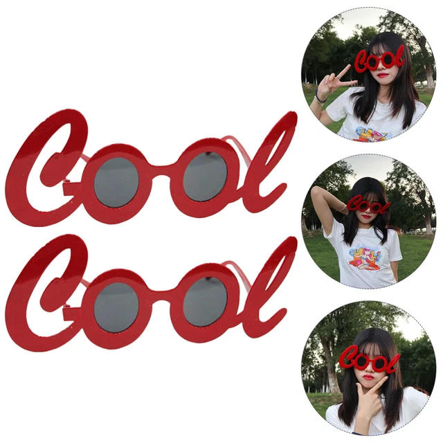 2 Pcs Wedding Party Glasses Cool Photo Glasses Glasses Kids Sunglasses