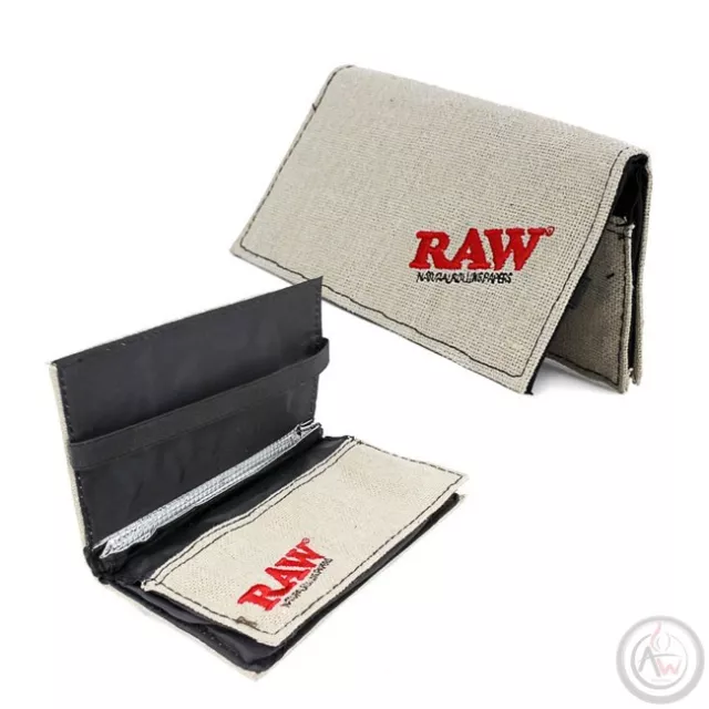 Original Raw Rolling Wallet - Smokers Tobacco Pouch Papers Holder
