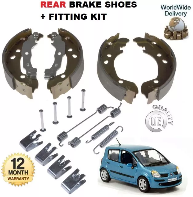 For Renault Modus Mpv 1.2 1.4 1.5 1.6 2004-->On Rear Brake Shoes & Fitting Kit